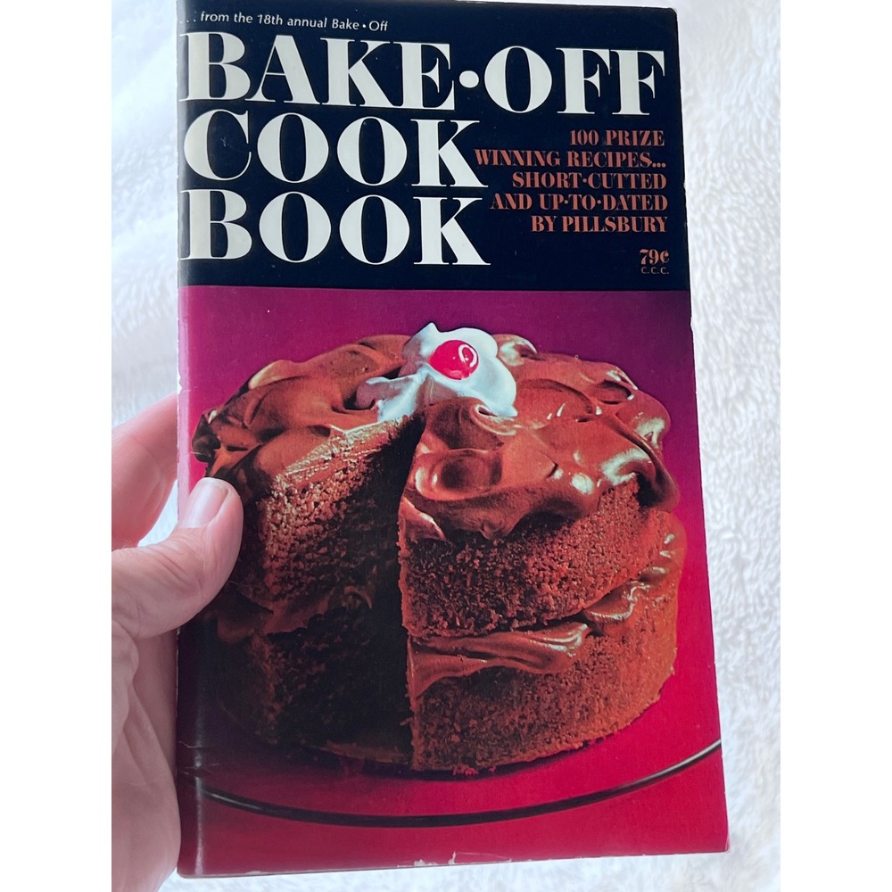 [Vintage] Unisex Pillsbury Bake-Off Cook Book OS Red/White/Black